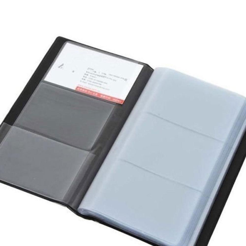 Business Card Book Large Capacity 300 Card Hard Book Card Business Office Loose Storage Business Book Holder Card J3S2