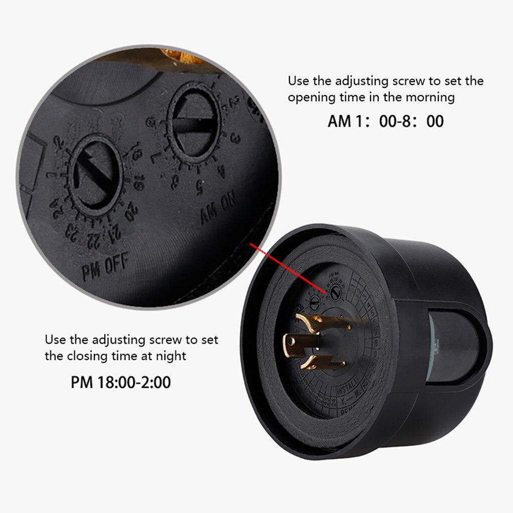 Photocell Timer Light Switch Daylight Dusk Till Dawn Sensor Lightswitch Outdoor 135mm X 85mm