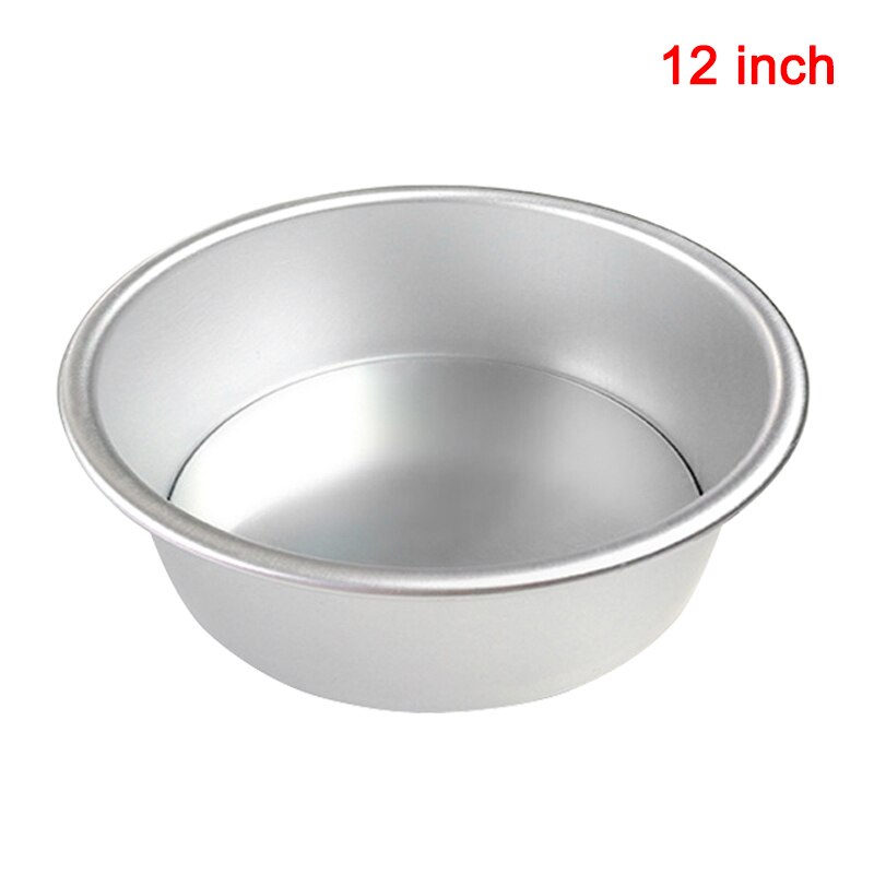 5/7/9/11/12 Inch Cake Mold Aluminium Alloy Round DIY Cakes Pastries Mould Baking Tin Pan Kitchen Tool JS22: 12inch