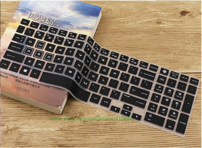 Laptop Keyboard Cover skin For HP Omen 15 15-dh0201ng 15-dh0135tx 15-dh0111tx 15-dh0006tx dh0007tx dh0008TX dh0009tx 15-DH: Black