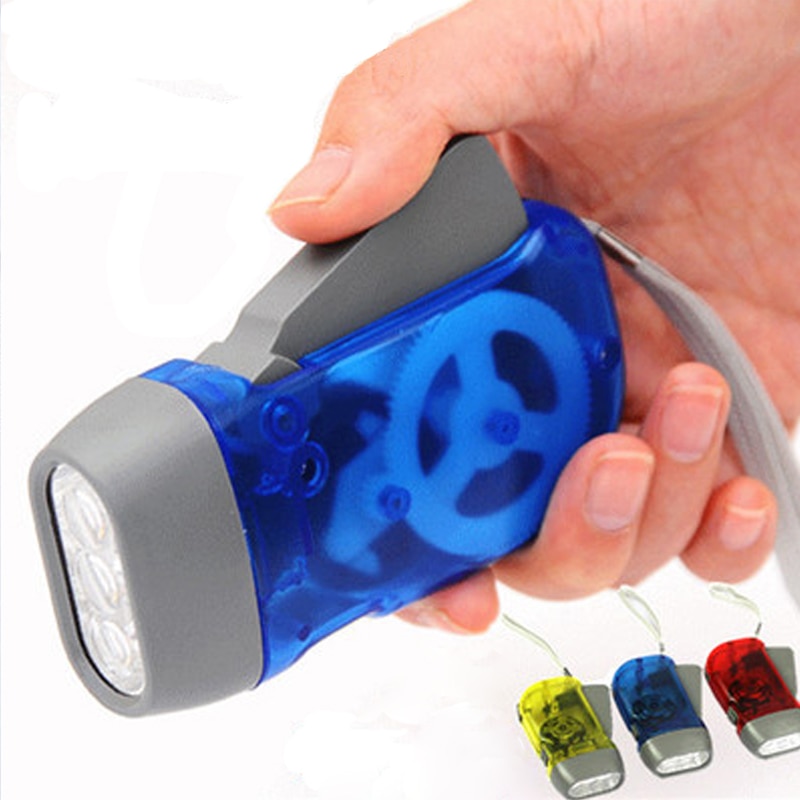 Lampe torche de voyage | Sans batterie, générateur manuel 3 dynamo lampe torche de voyage, lampes de poche à pression manuelle, lampes de Camping