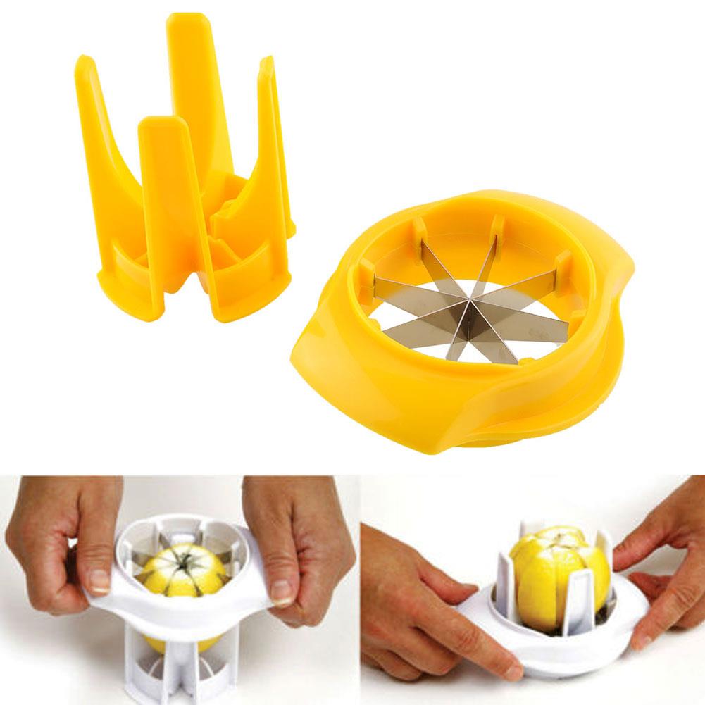 Fruit Lemon Lime Orange Slicer Wedger Cutter Squeezer Fruit Drinking Splitter