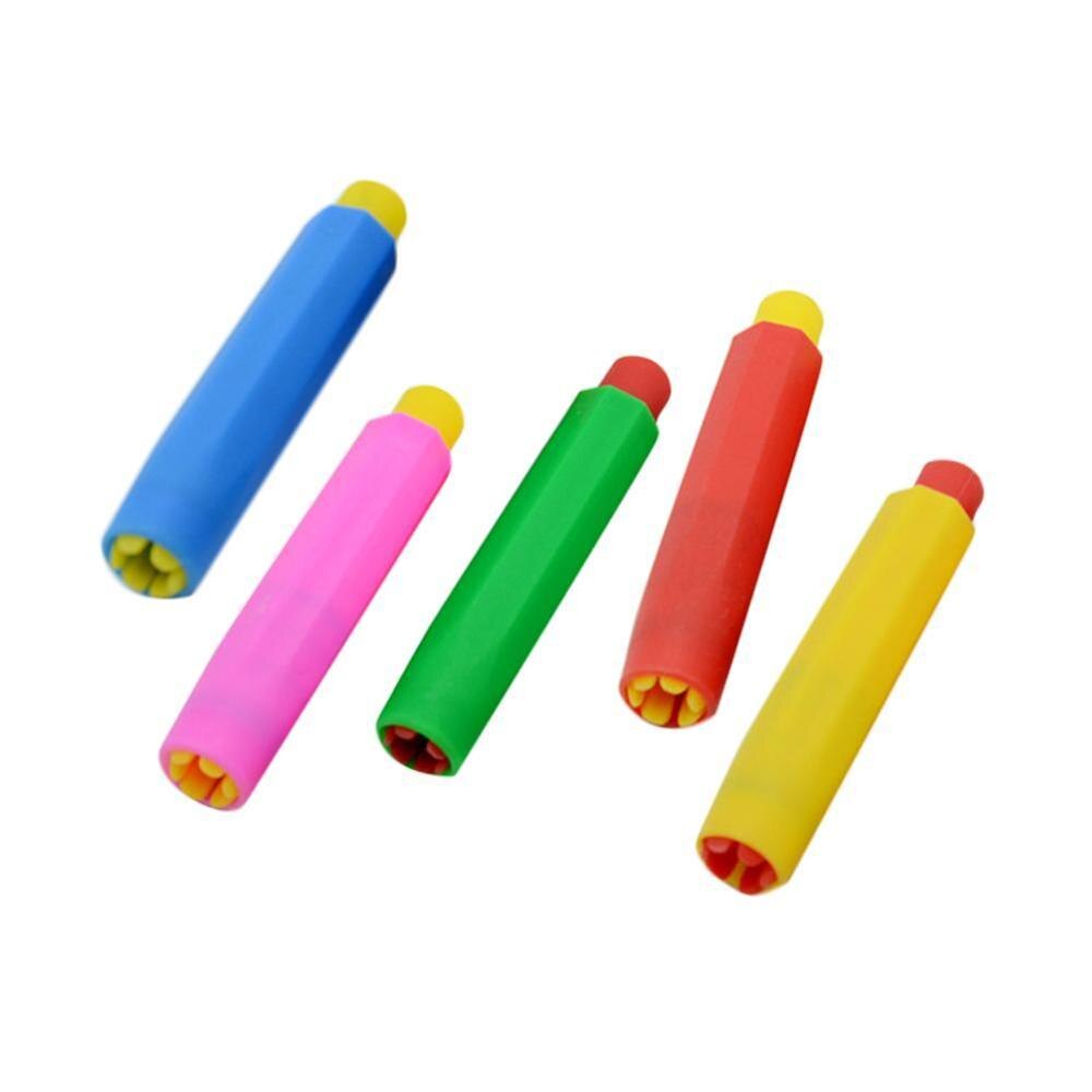 1/5PCS Chalk Holders School Teaching Aids For Teachers Writing Children Accessories (Color Extender Board Random) Drawing Z2G9: 5 pcs