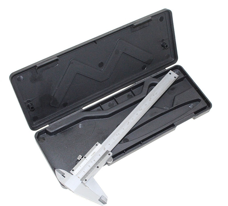 stainless steel vernier caliper 6" 0-150mm vernier caliper micometer gauge with fine-adjustment slider caliper electronic tool