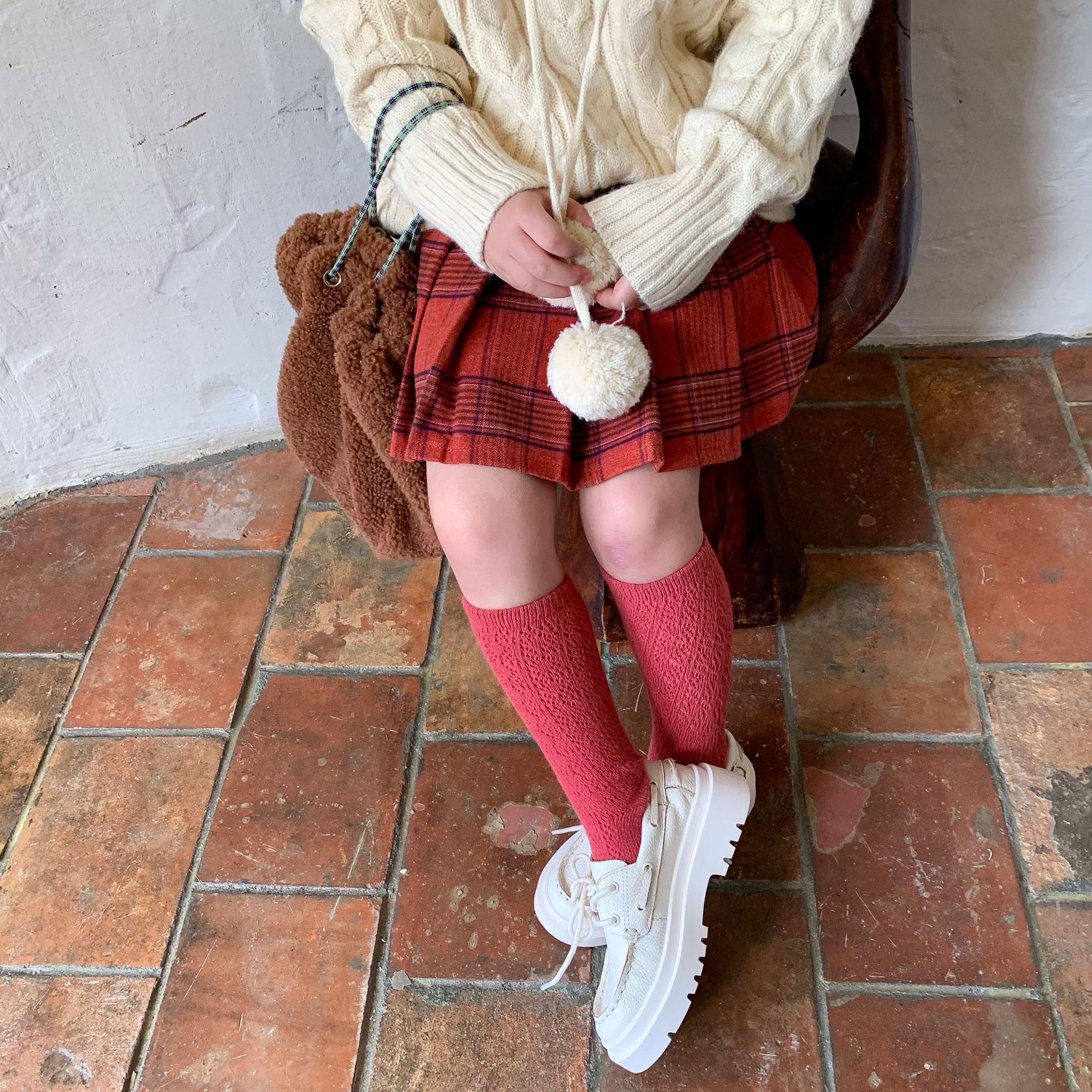 Autumn Girls Plaid Skirt Kids Skirts