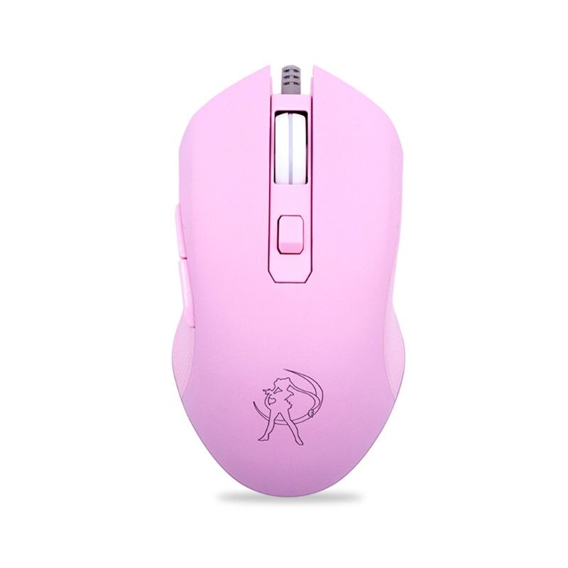 Gaming Mouse Silent Click 7 Colors LED Light Optical Game Mice Ergonomic USB Wired with 3200 DPI and 6 Buttons for PC Computer