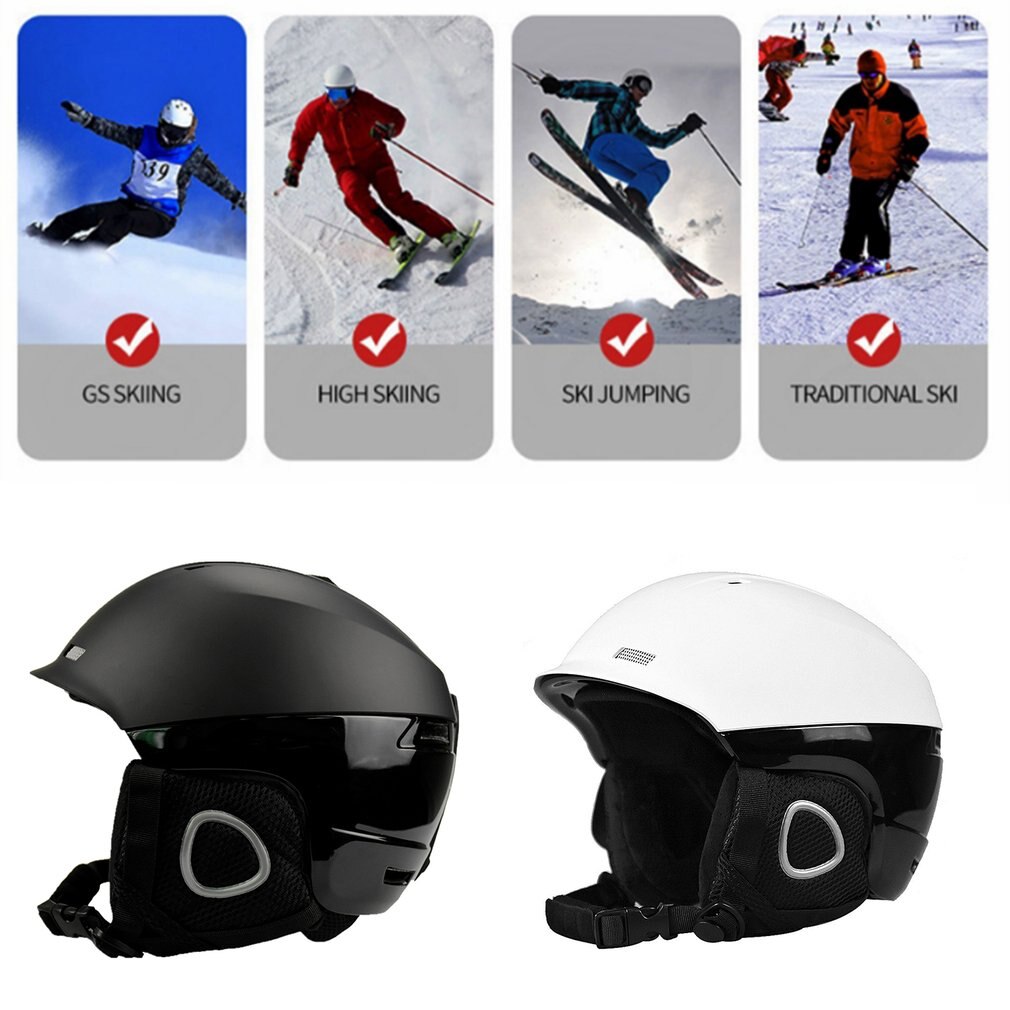 2020 capacete de esqui de inverno adulto integralmente-moldado snowboard capacete homens manter quente segurança esqui patinação cabeça capacete de proteção