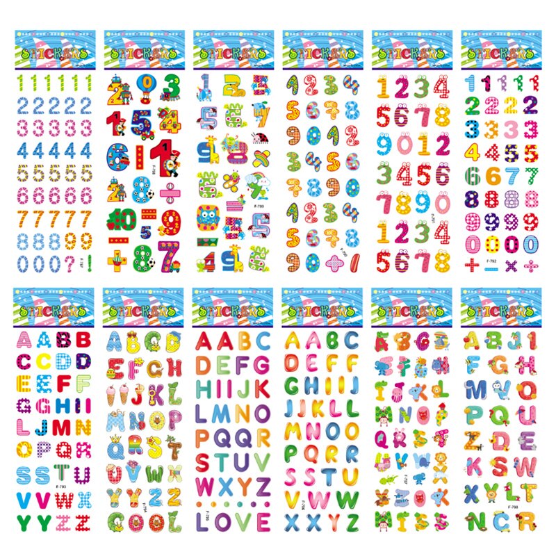 12 Sheets/Pack Kids Stickers Toy Cute Seabed Animals Fishes PVC Sticker for DIY Scrapbooking Diary Phone Stickers: 5