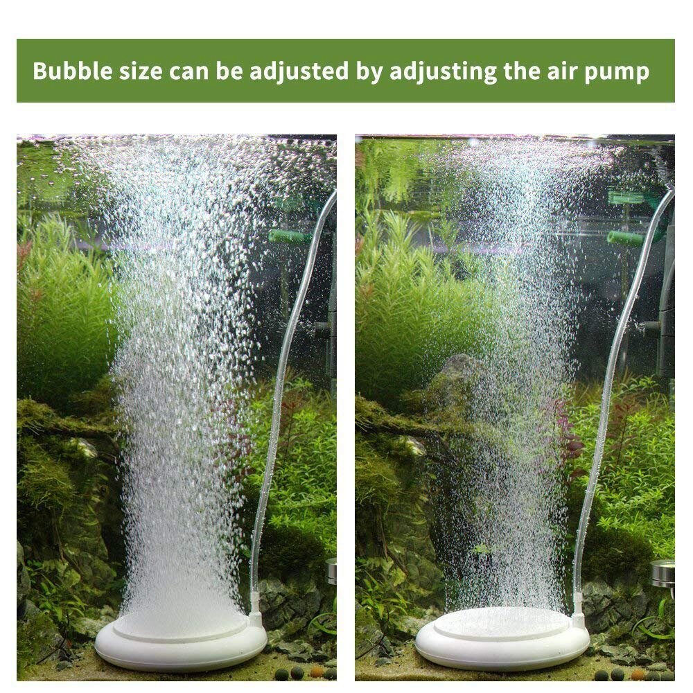 Aquarium Lucht Steen Kit, Vis Tank Waskolf, Nano Oven Rookkanaal Ronde Lucht Steen Disk Set Voor Hydrocultuur, kleine Bellen,