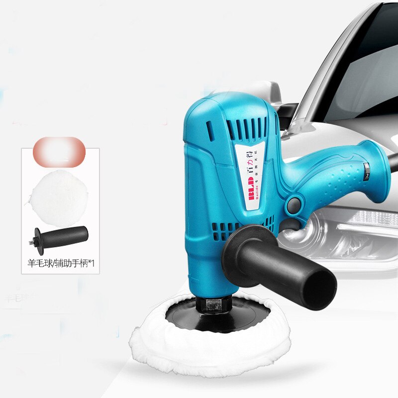 Electric Car Polisher Machine Adjustable Speed 4000rpm Auto Polishing Car Waxing Grinding Machine