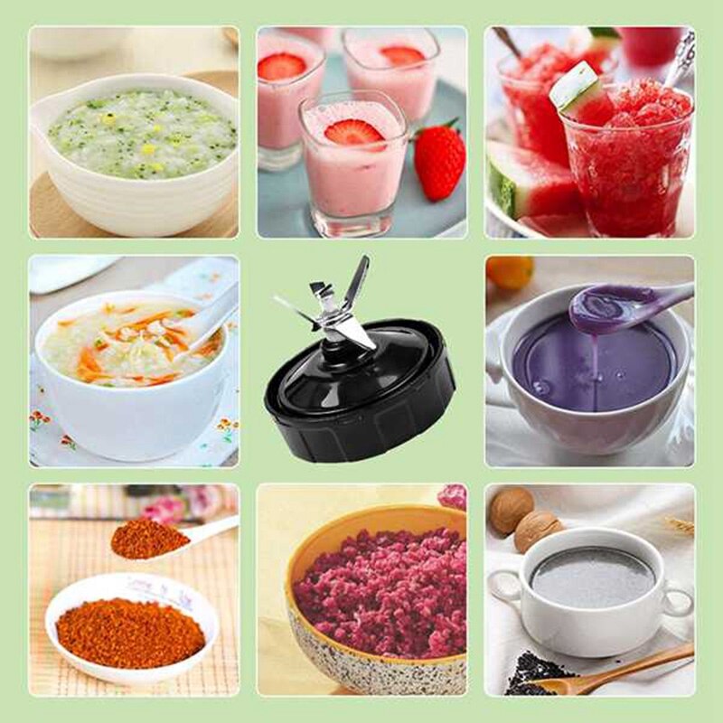 2 Pcs 7 Fins Extractor Blades Replacement Part for Nutri Ninja Blender,Extractor Blade for Auto IQ BL682 BL480 NN102,Etc