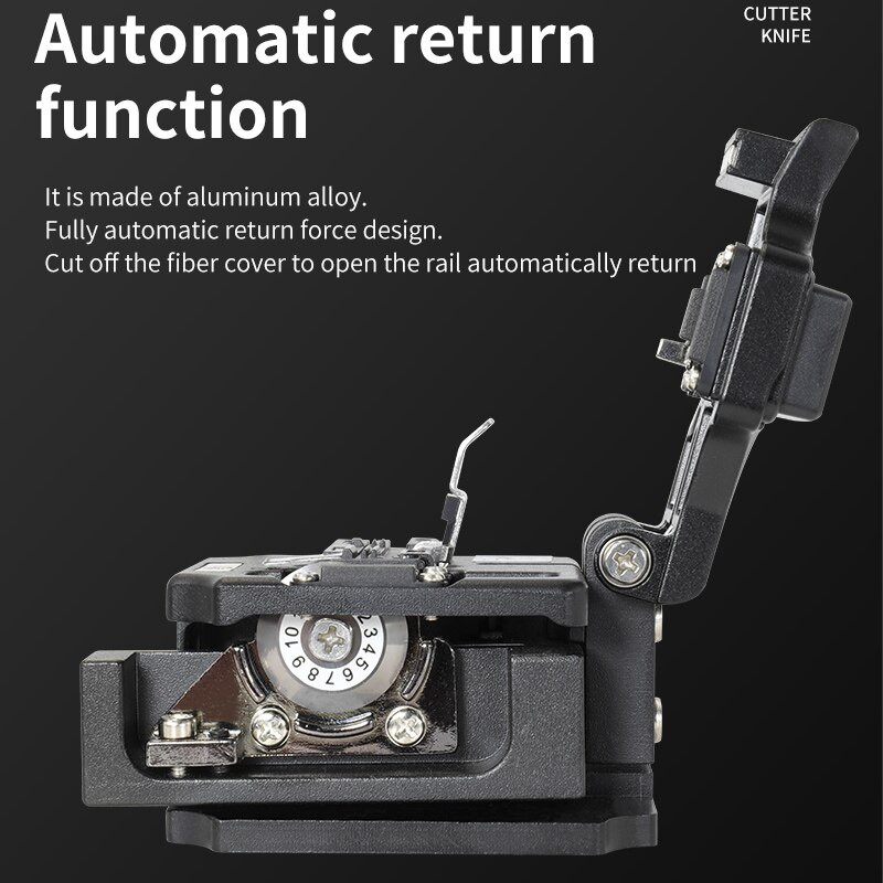 SKL-8A Optical Fiber Cutting Knife Cable Fiber Cleaver Fiber Optic Cutter Melt Fiber Cleaver Kit Fiber Optical