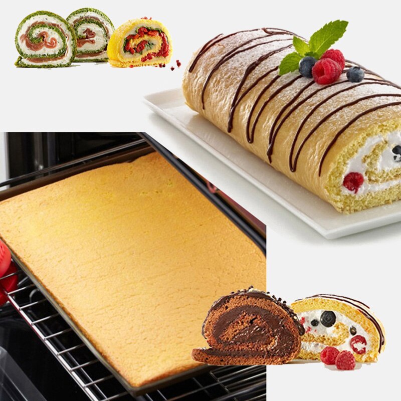 1Pc Cake Roll Mat Non-stick Bakken Mat Siliconen Oven Mat Bakken Cake Pad Roll Pad Keuken Accessoires bakvormen Bakken Tools