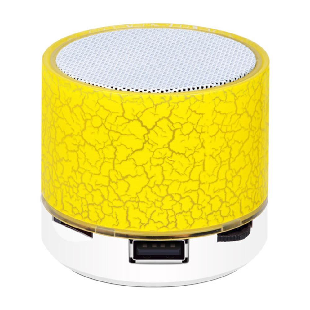 Mini Draadloze Bluetooth Kleurrijke Licht Kleine Crack Sound Speaker Subwoofer Ondersteuning Tf Card