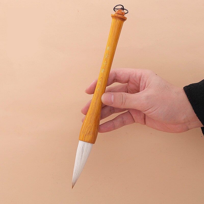 Large Chinese Writing Brush Caligrafia Hopper Shaped Calligraphy Brushes Beginner Chinese Painting Couplet Writing Brush Pen