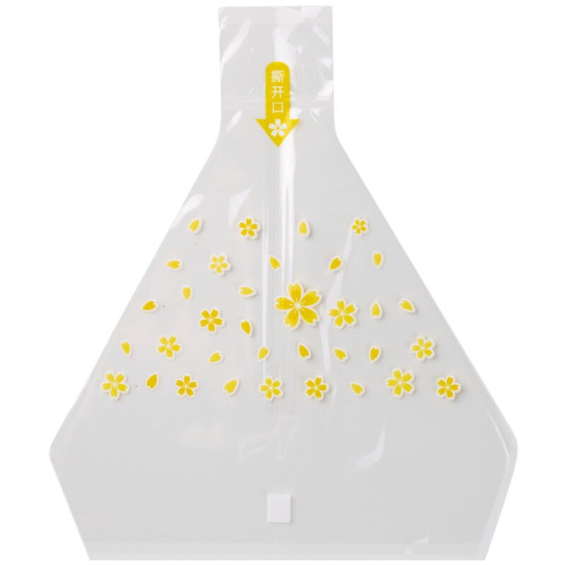 10pcs Japanese Style Triangle Rice Ball Packing Bag Japanese Cuisine Making Tools Bento Accessories: 4