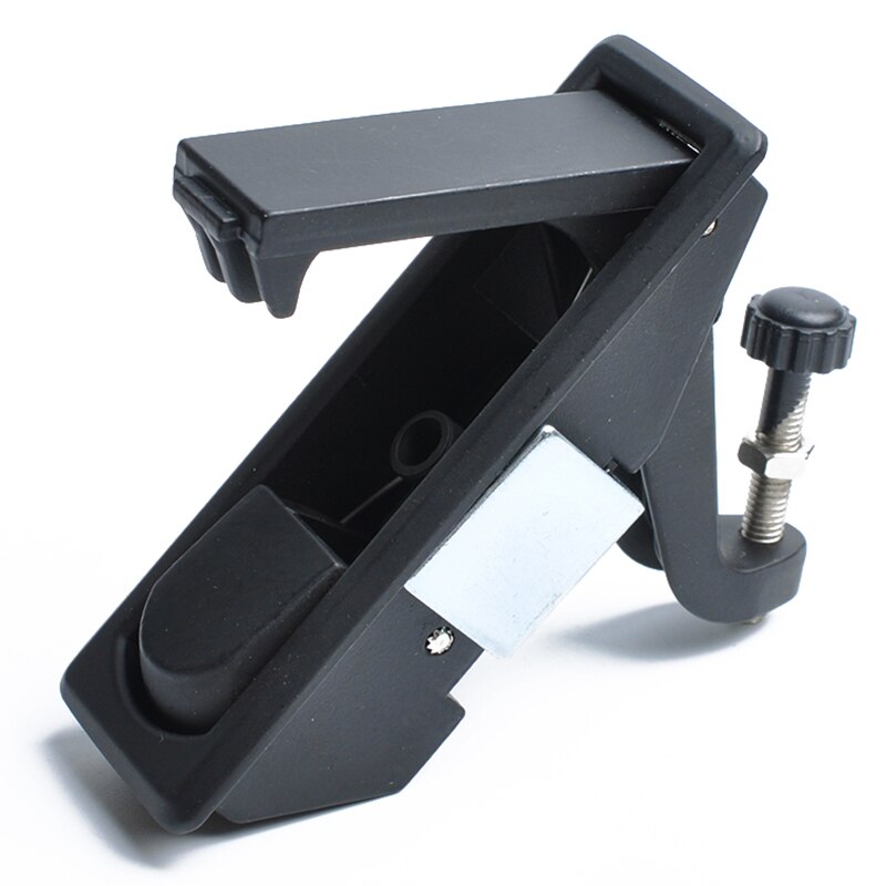 Black Zinc Alloy Adjustable Lever Hand Compression Latch with Raised Trigger for Rv Trailer Industrial