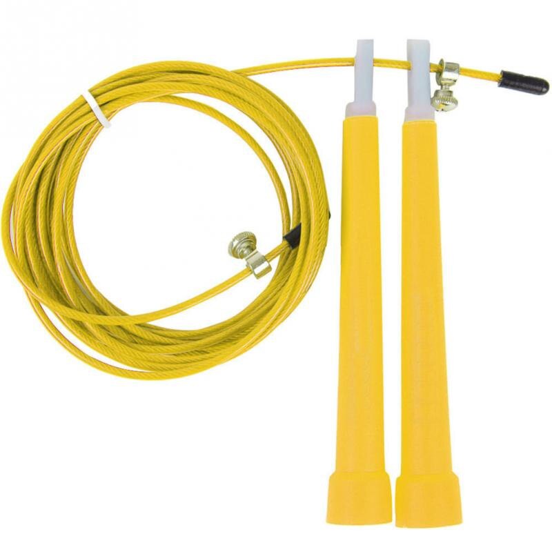 3M Pro Skipping Rope Adjustable Speed Jump Fitness Rope Adult 9 Foot Long Plastic Handles Gym Aerobic Fitness Training: yellow
