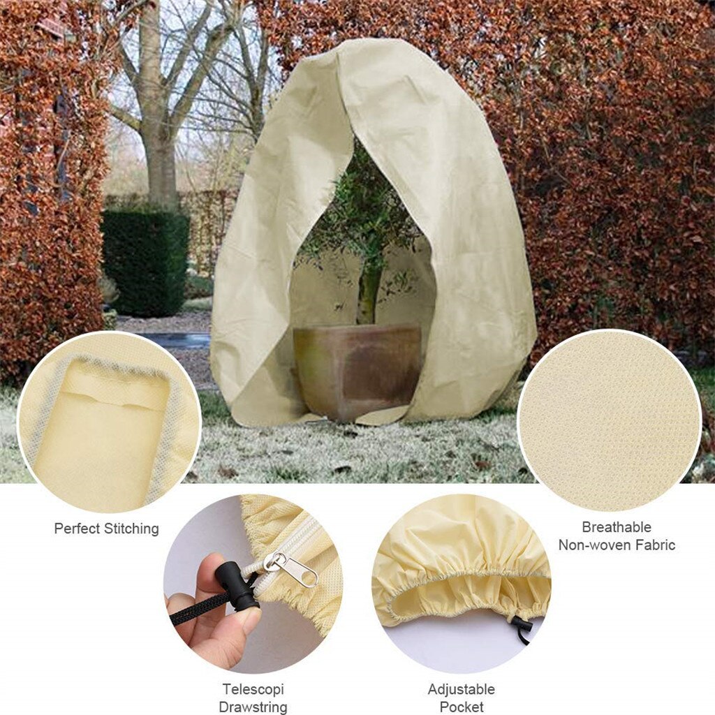 Useful Plant Cover Warm Cover Tree Shrub Plant Protecting Bag Frost Protection Yard Garden Decor Winter Protection Against Cold