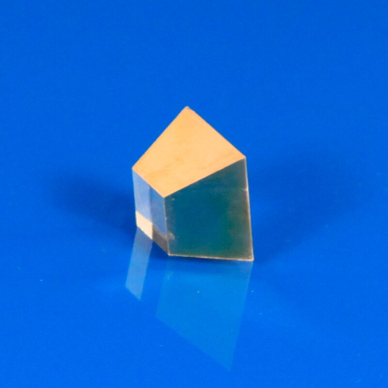 N-BK7 prisma trapezoidal, superficie dorada, cristal óptico para instrumentos de precisión óptica