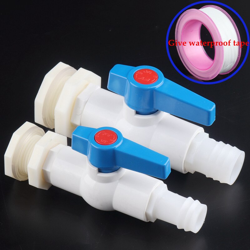 1Set 1/2 &quot;3/4 4-25Mm Aquarium Pagode Connector Combinatie Valve Aquarium Afvoer Joint Aquarium slang Drainage Accessoires