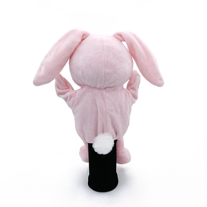 Couvre-chef lapin rose pour conducteur de Golf, 460cc, Animal de dessin animé, accessoires de Golf, mascotte, nouveauté, mignon