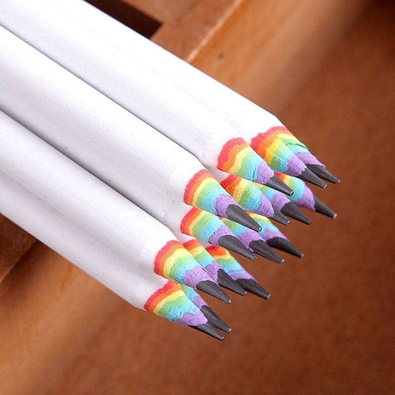 3pcs Multicolor Student Supply Items Writing Cute Stationery School Cute 17.4*0.74*0.74cm Wooden 2B Pencil