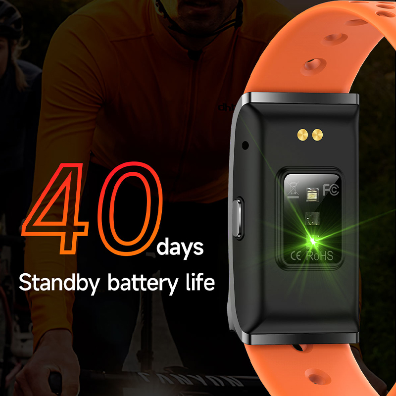 Gejian novo 5.2 conexão bluetooth sem tela freqüência cardíaca pressão arterial monitoramento do sono 1atm à prova dwaterproof água novo relógio masculino