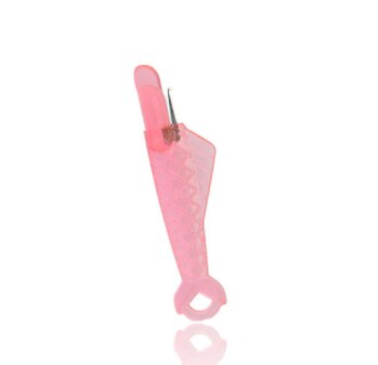 12/24pcs Aveugle Aiguille Personnes Âgées Aiguille-Trou Latéral Main Ménage À Coudre À Coudre En Acier Inoxydable Inutile Filetage Vêtements Couture: 5pcs-pink-Threader