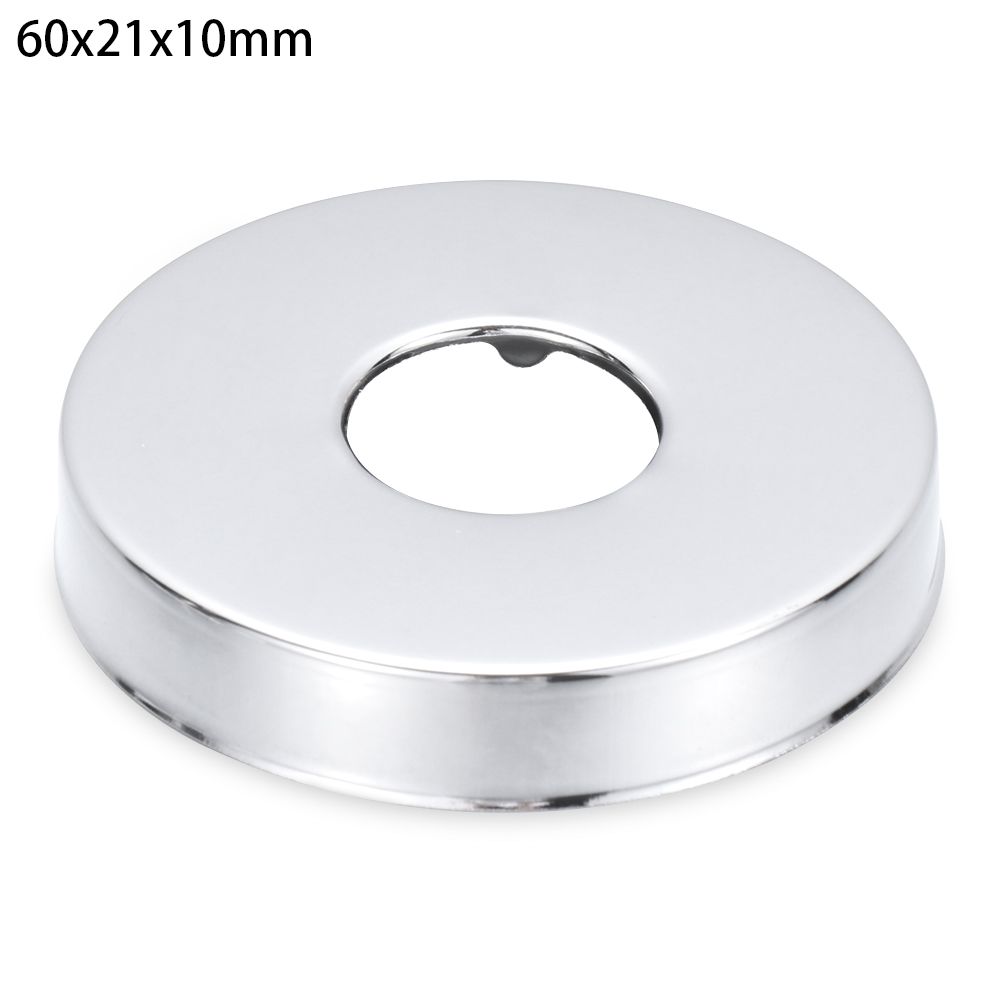 Shower Kitchen Wall Flange Chrome Flange Cover Faucet Accessories Pipe Wall Covers Faucet Decor Faucet Decorative Cover: 60x21x10mm