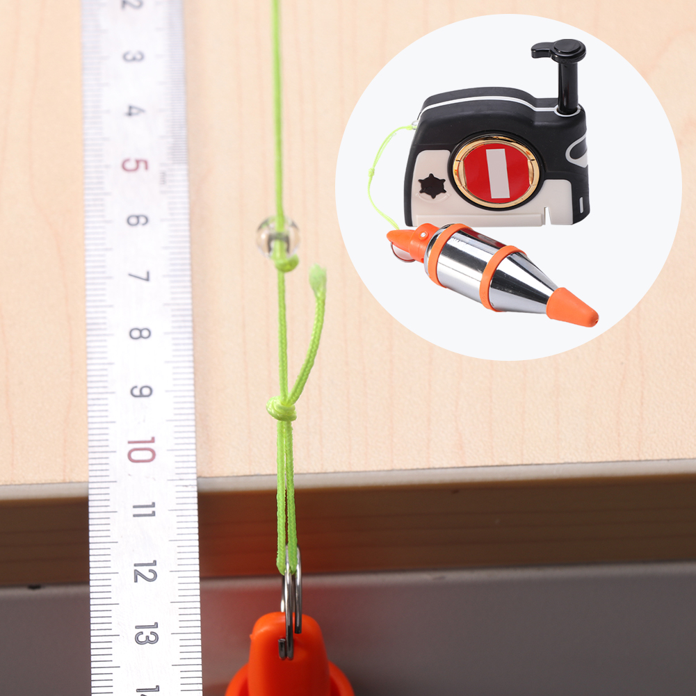 310g Vertical With 14.7ft String Carbon Steel Home DIY Magnetic Plumb Bob Accessory Portable Construction Auto Stretch Line