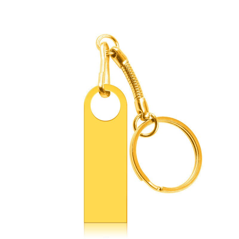 Golden – clé USB 2.0 créative en métal, 8 go, disque dur à grande vitesse: Default Title