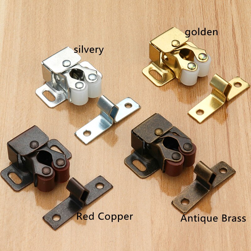 2 unids/lote de tapones para puerta de armario, Catchof, 4 colores para herrajes de armario, accesorios para muebles