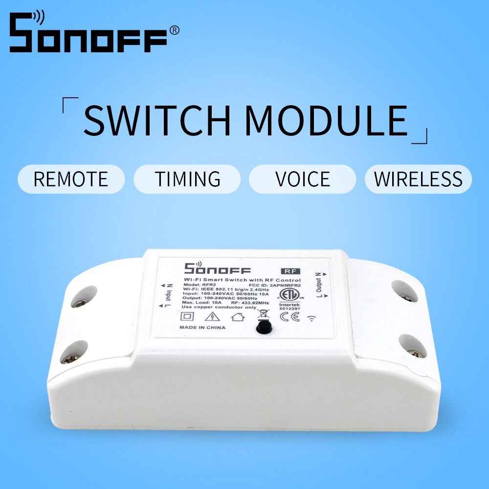 Itead Sonoff Basic/RF 433Mhz Remote Controller WiFi Switch Smart Switch DIY Wireless Switch Timer Smart Home Automation Modules