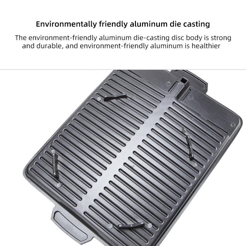 Healthy Barbecue Plate, Square, Gas Compatible, Pork Belly, Iron Plate, Diagonal, Grooved, Barbeque Grill, Cassette Oven Compati