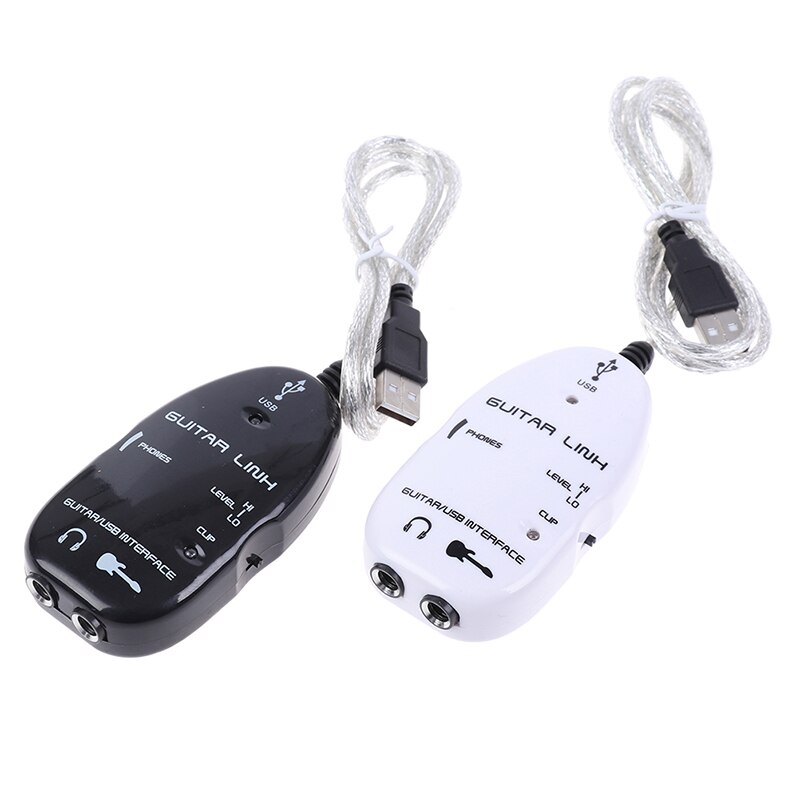 Guitarra Eléctrica enlace de interfaz de Cable USB para Audio Adaptador de Audio efectos regulador para Windows XP grabación accesorios de guitarra