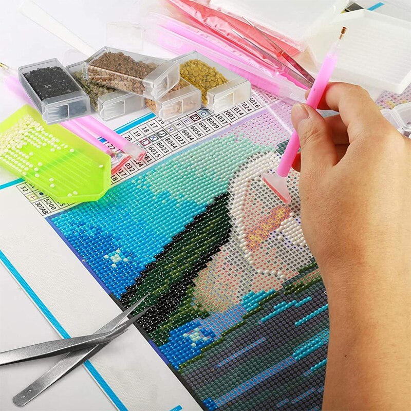 64 Grids Diamond Embroidery Storage Box 5D Diamond Painting Organizer Case