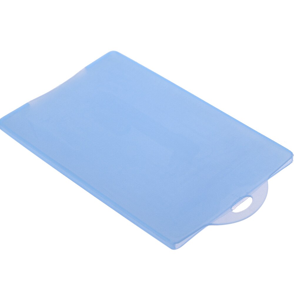 Extra Thick ID Card Badge Holder, Vertical Clear PVC Card Holder with Waterproof Resealable Zip Type