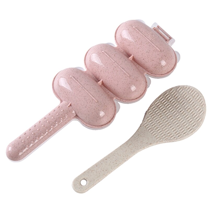 Molde 3D para hacer pasteles, herramienta de cocina para bebé, bola de arroz, vibrador, decoración de alimentos para niños