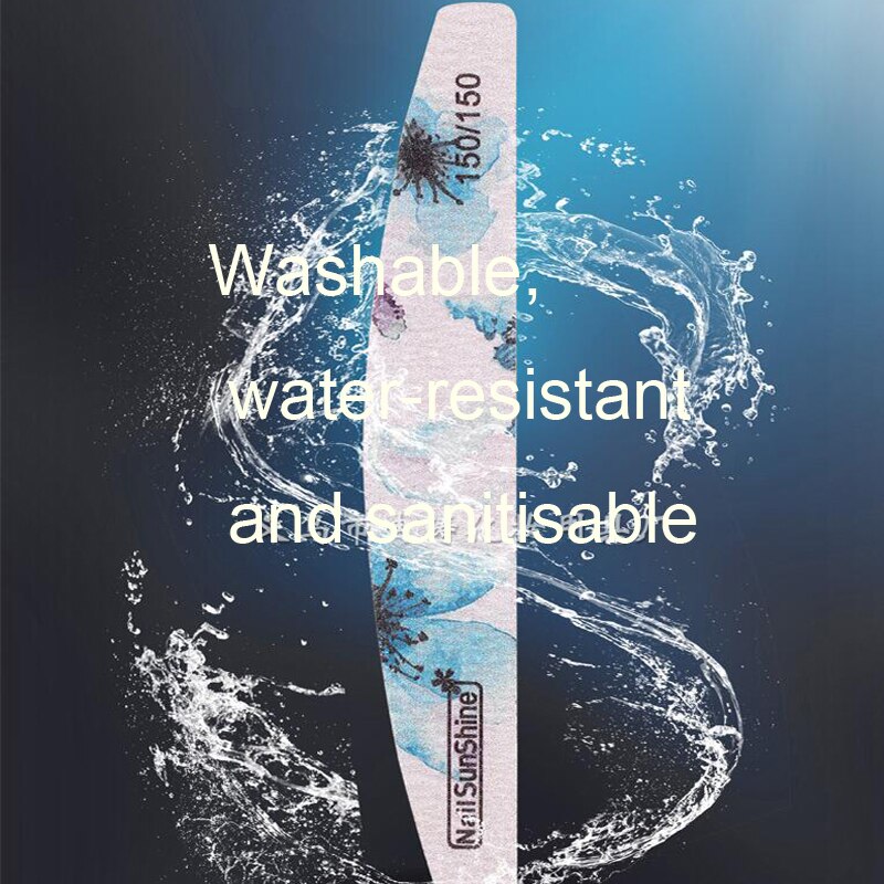 Nail sunshine – papier de verre d'impression demi-mois, lime à ongles, meulage, réparation de frottis, vrais ongles, polissage, Frustration spéciale, 10 pièces