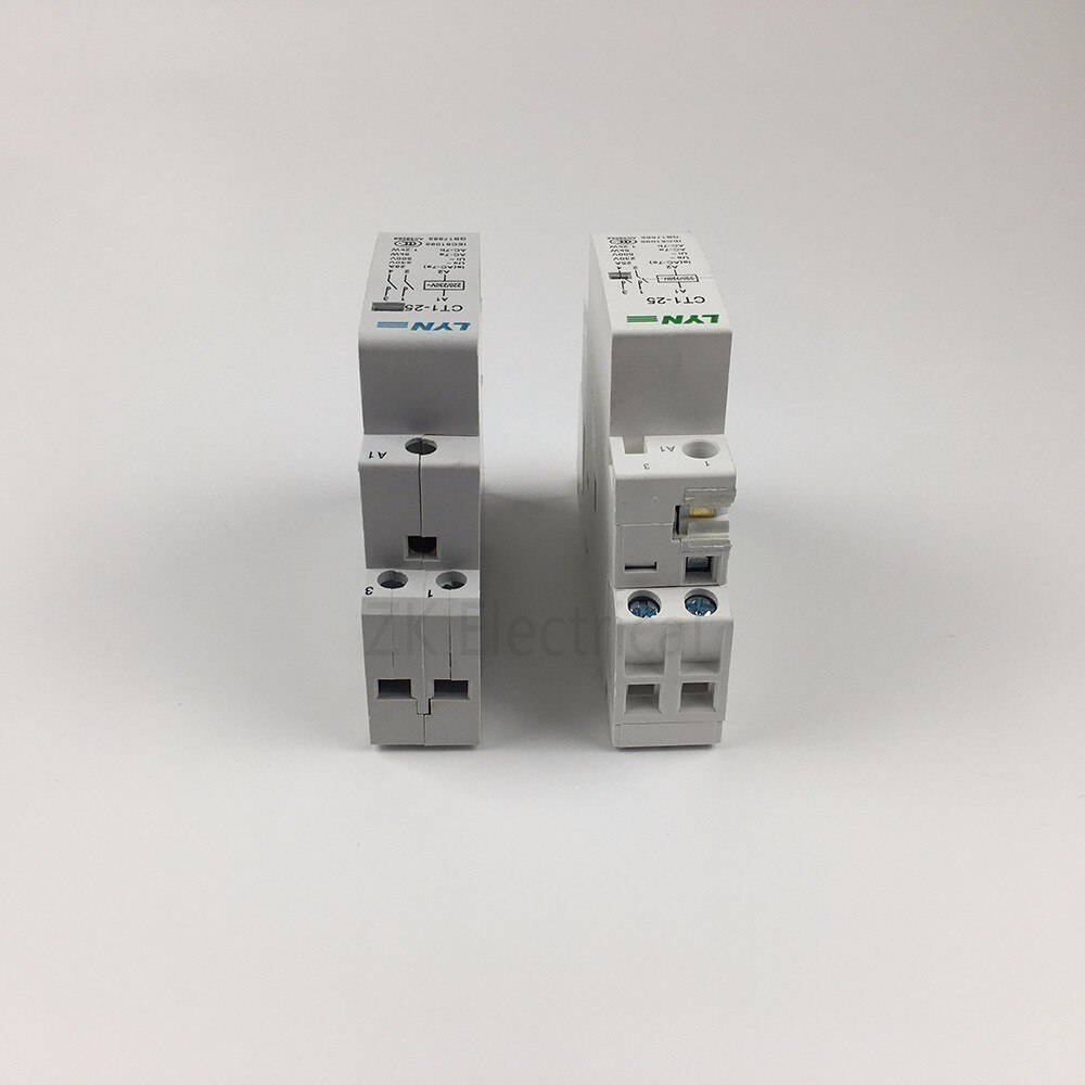 2 P 16A 25A 1NC 1NO 220 V 230 V 50/60 HZ Din Rail Huishoudelijke Ac Schakelaar Een normaal Open Een Normaal Dicht voor Home Hotel Resturant