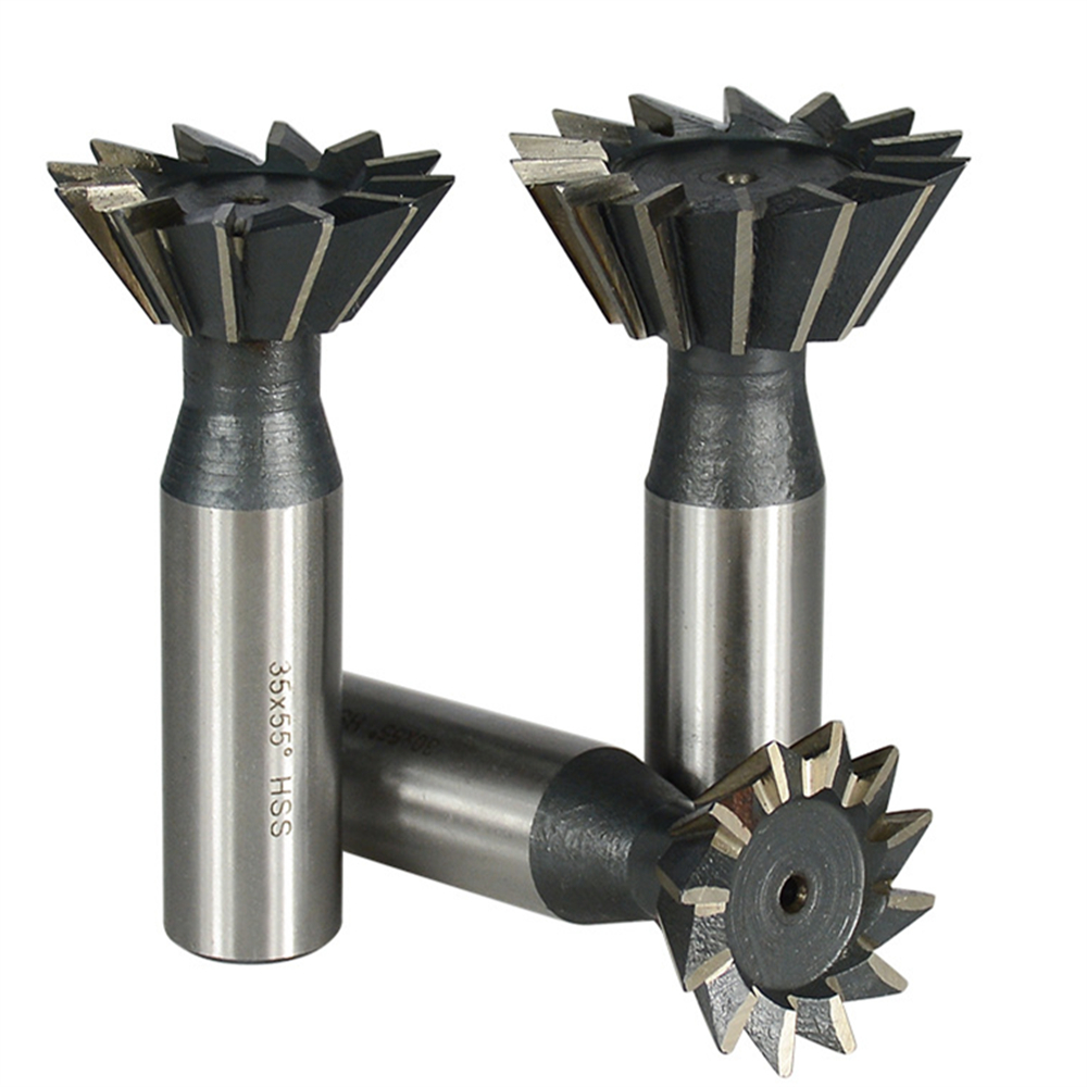 10mm 12mm 16mm 20mm 25mm 30mm 40mm 50mm 60mm svalehalefræser 45 55 60 grader cnc-fræserbit hss-pindfræser med lige skaft