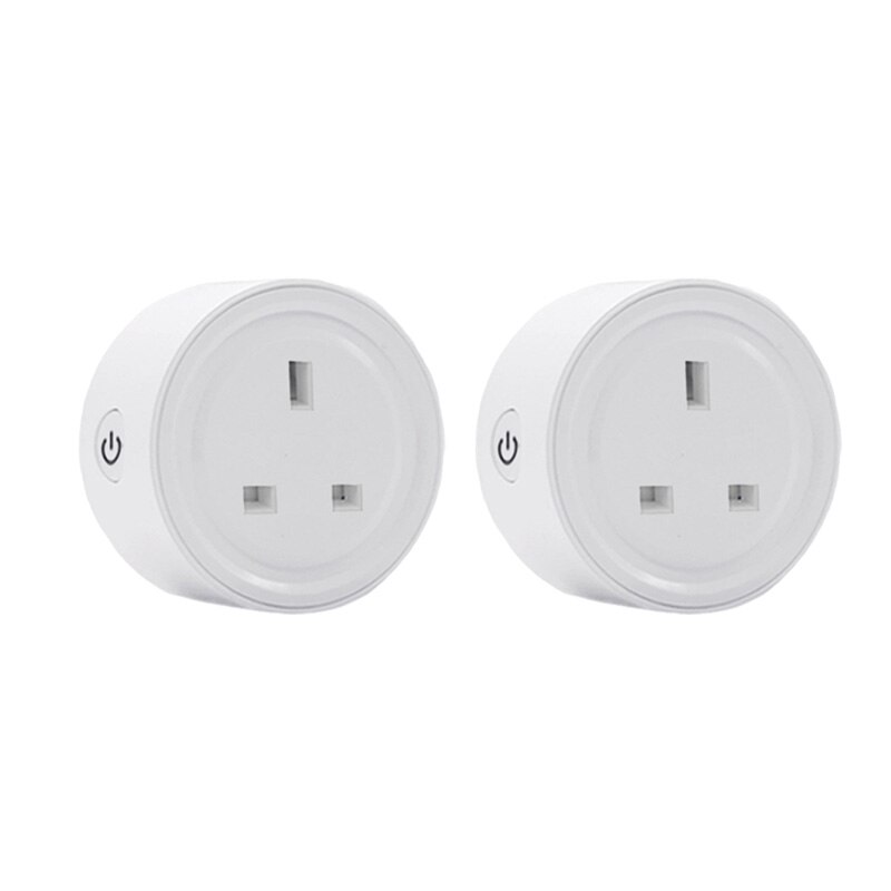 5pcs Mini Smart Socket EWeLink APP Remote Control Smart Timing Plug Voice Control Work With For Alexa Google Assistant: 2pcs UK
