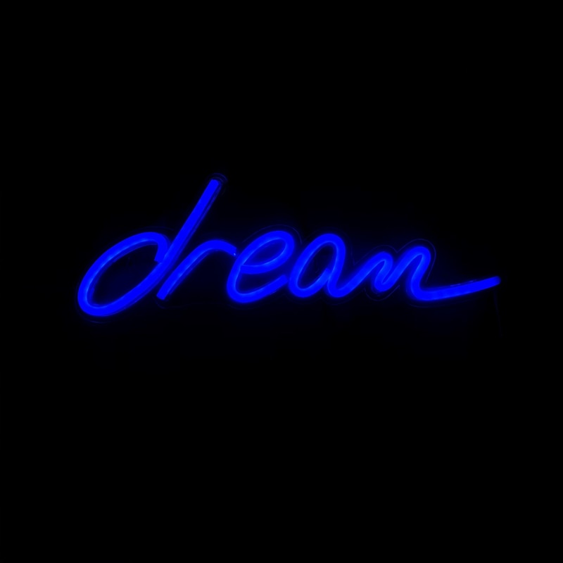 Dream Neon Signs USB for Led Neon Pub Cool Light Wall Art Bedroom Bar Decorations Home Accessories Party Novelty Display