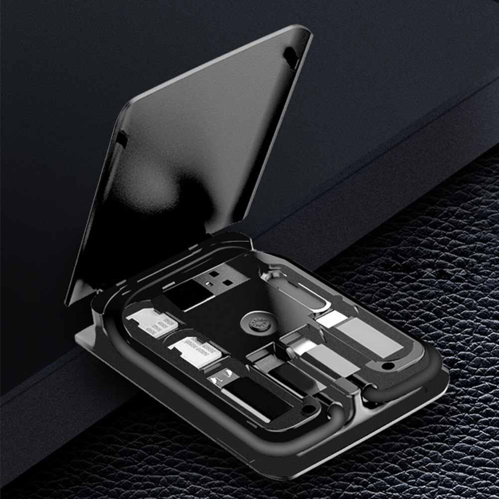 Multi-function Universal Smart Adaptor Card Storage Box Wireless charging smart multi function universal smart adaptor