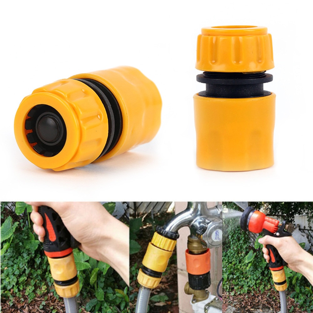 3 stk/sett hagebil vannslange rør kran adapter kobling og montering slange