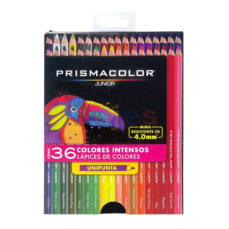 USA Prismacolor Junior colored pencil Assorted Colors,12/15/24/36/48 Pack Beautifully crafted with high wood, non- toxi