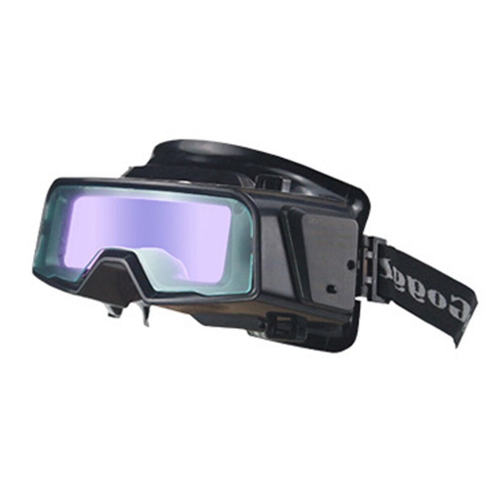 Skjold øyebeskyttelse antirefleks ripesikker maske sikkerhetssveisebrille voksne briller automatisk mørkere vidsyn