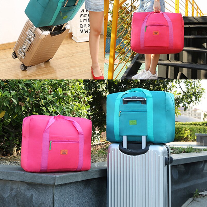 WaterProof Casual Travel Bag Large Capacity Bag Women nylon Folding Bag Unisex Luggage Travel Handbags