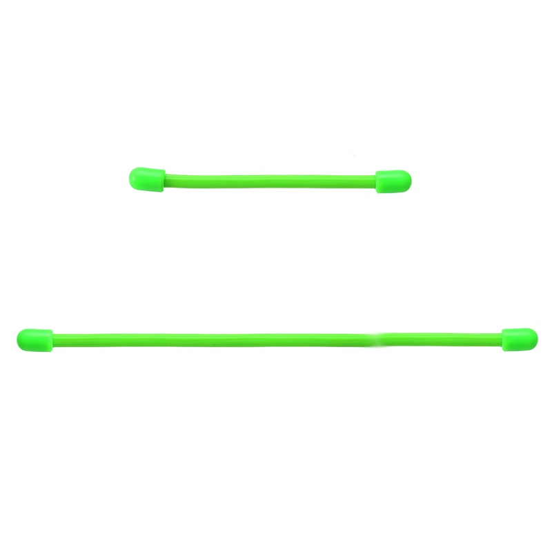 10 st / parti 3 '' 6 '' återanvändbar silikon kabelband band magisk gummi twist tie multifunktionsledning tråd arrangör gardin dekorativ